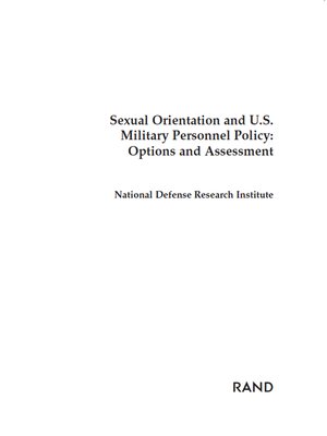 cover image of Sexual Orientation and U.S. Military Personnel Policy